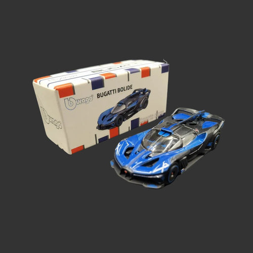 Bburago - Bugatti Bolide - Blue | 1:64 Scale Official Die - Cast Model - Scale Theory India