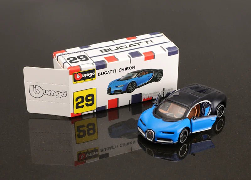 Bburago - Bugatti Chiron | 1:64 Scale Official Die - Cast Model - Scale Theory India