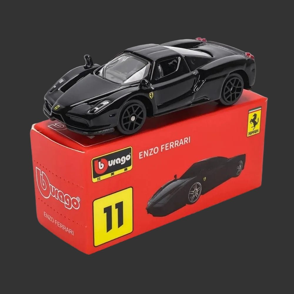Bburago - Ferrari Enzo - Black | 1:64 Scale Official Die - Cast Model - Scale Theory India