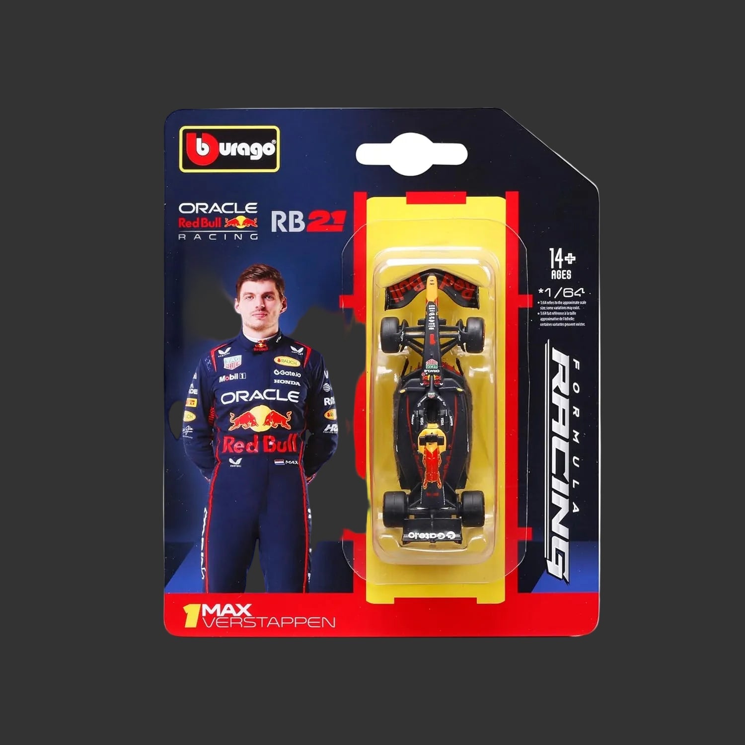 Bburago - Formula 1 - Oracle Red Bull Racing RB21 2025, MAX Verstappen 1 - 1:64 - Scale Theory India