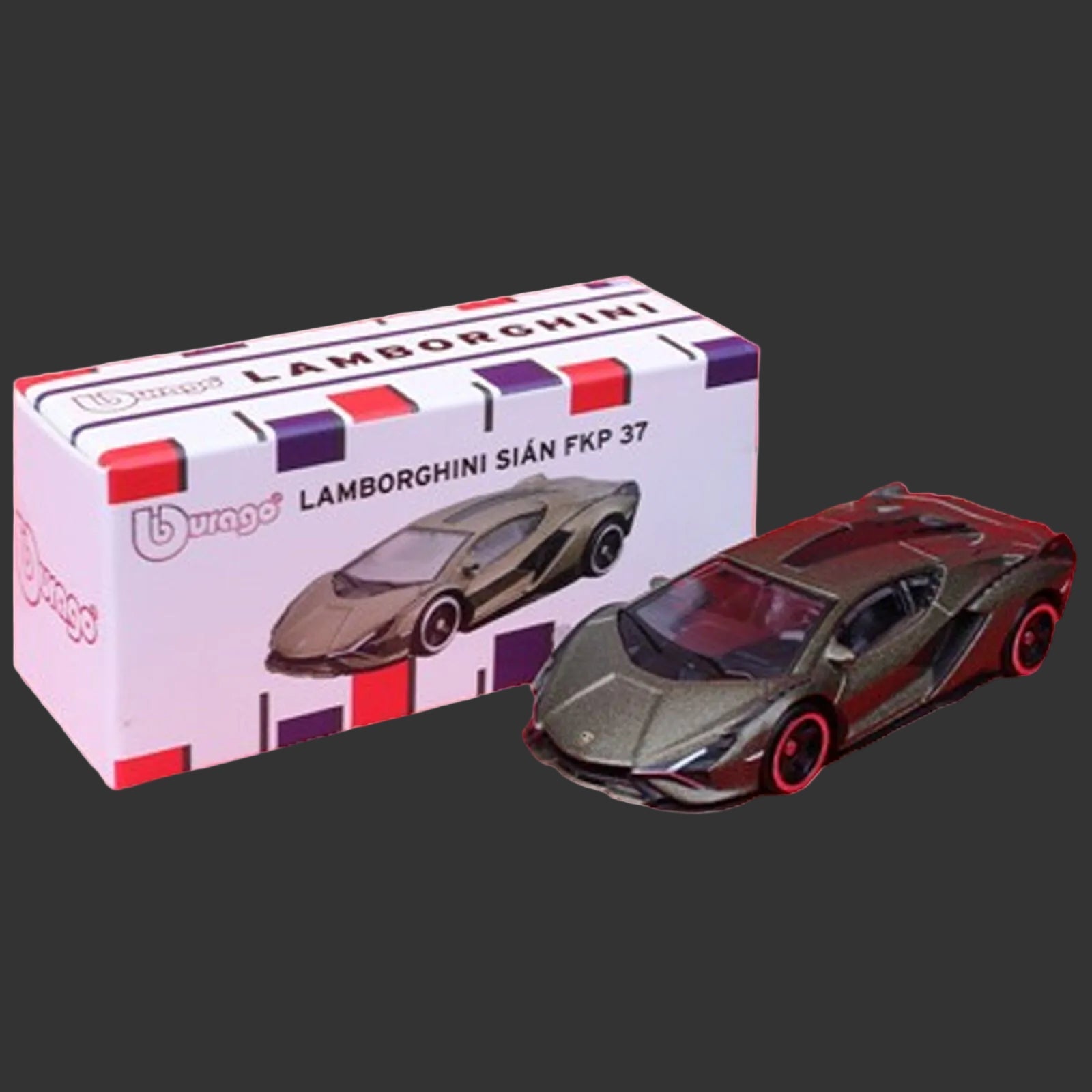 Bburago - Lamborgini Sián - Green | 1:64 Scale Official Die - Cast Model - Scale Theory India