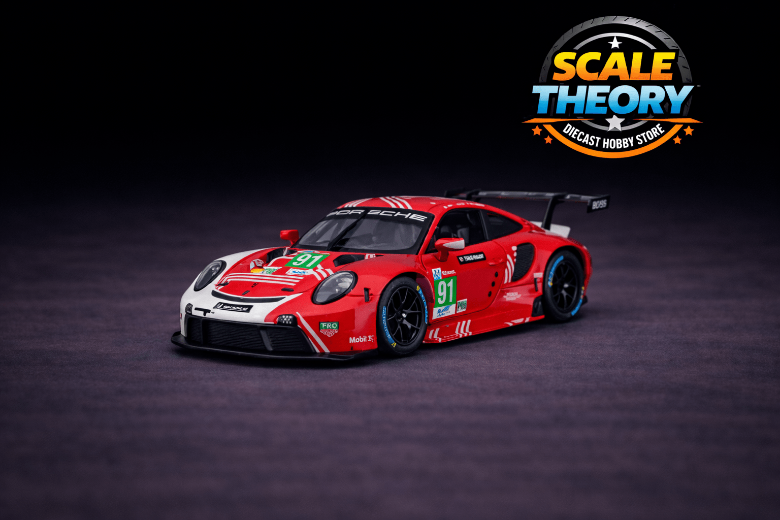 Bburago Porsche 911 RSR LM 2020 Diecast Scale Model (Scale 1:24) - Scale Theory India