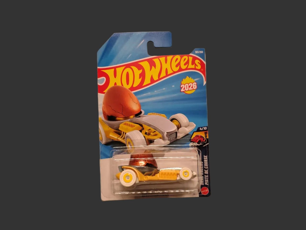 Hot Wheels - Mainlines - Drag Racers : Piste De Course Series - '68 Dodge Dart (5/10), '64 Dodge 330 (6/10), Super Charged (2/5), Pass'N Gasser (3/10), Eggshelleracer (4/10) - Scale Theory India